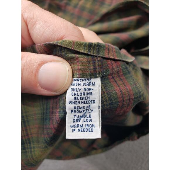 Vintage Ralph Lauren Shirt Men's XL Extra Large Classic Fit Button Up Plaid - Picture 11 of 12